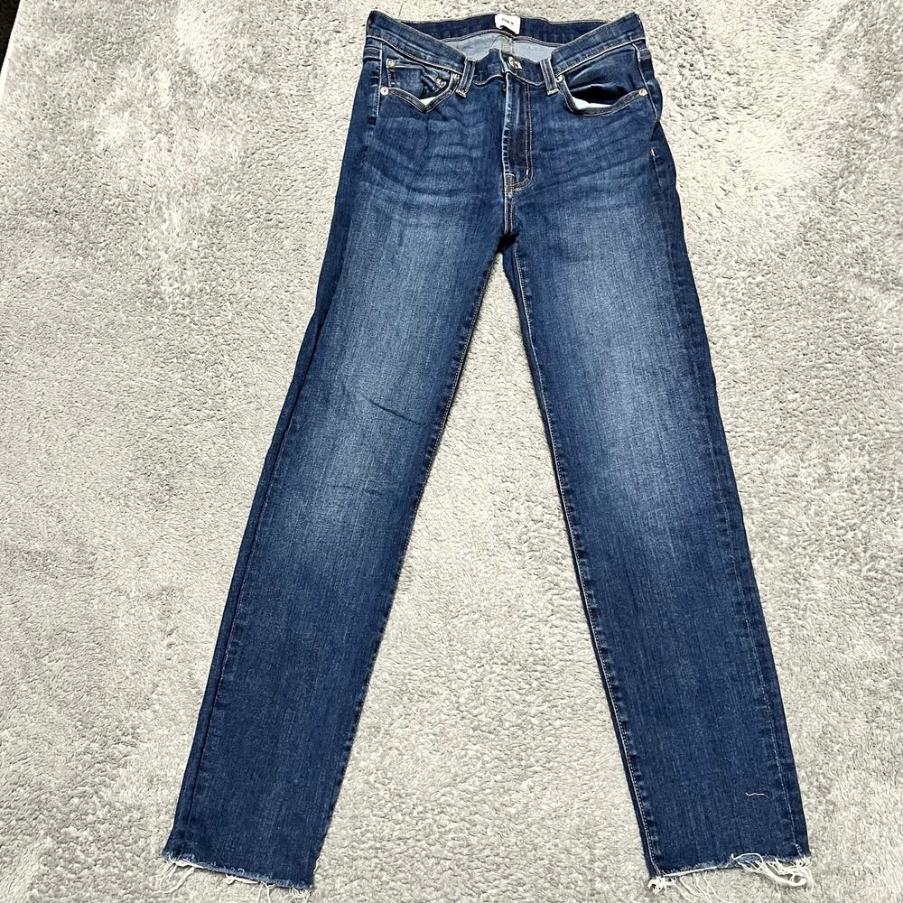 EDWIN Jeans Womens 26 (26x26) Slim Straight Denim Mid Rise Cropped Pants
